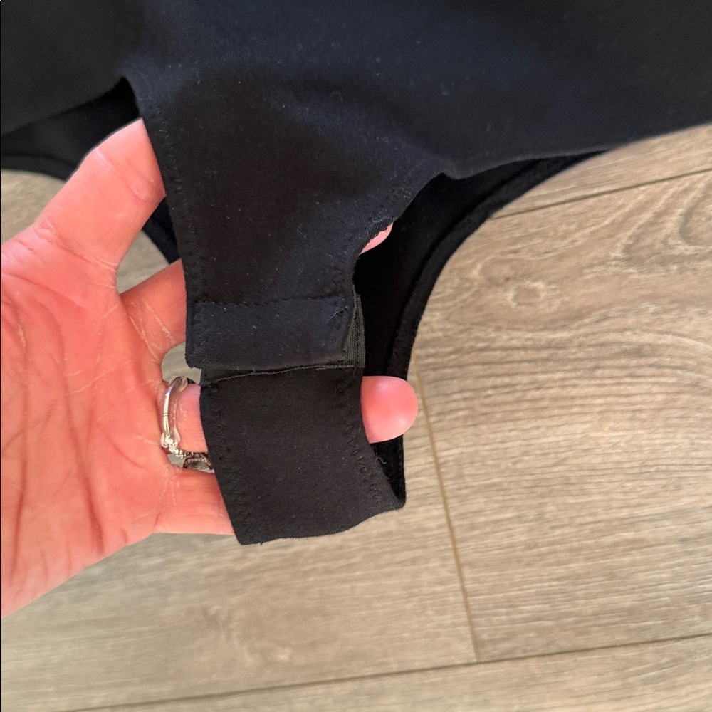 Women’s Scoop Neck One-Piece Bodysuit - Picture 2 of 5
